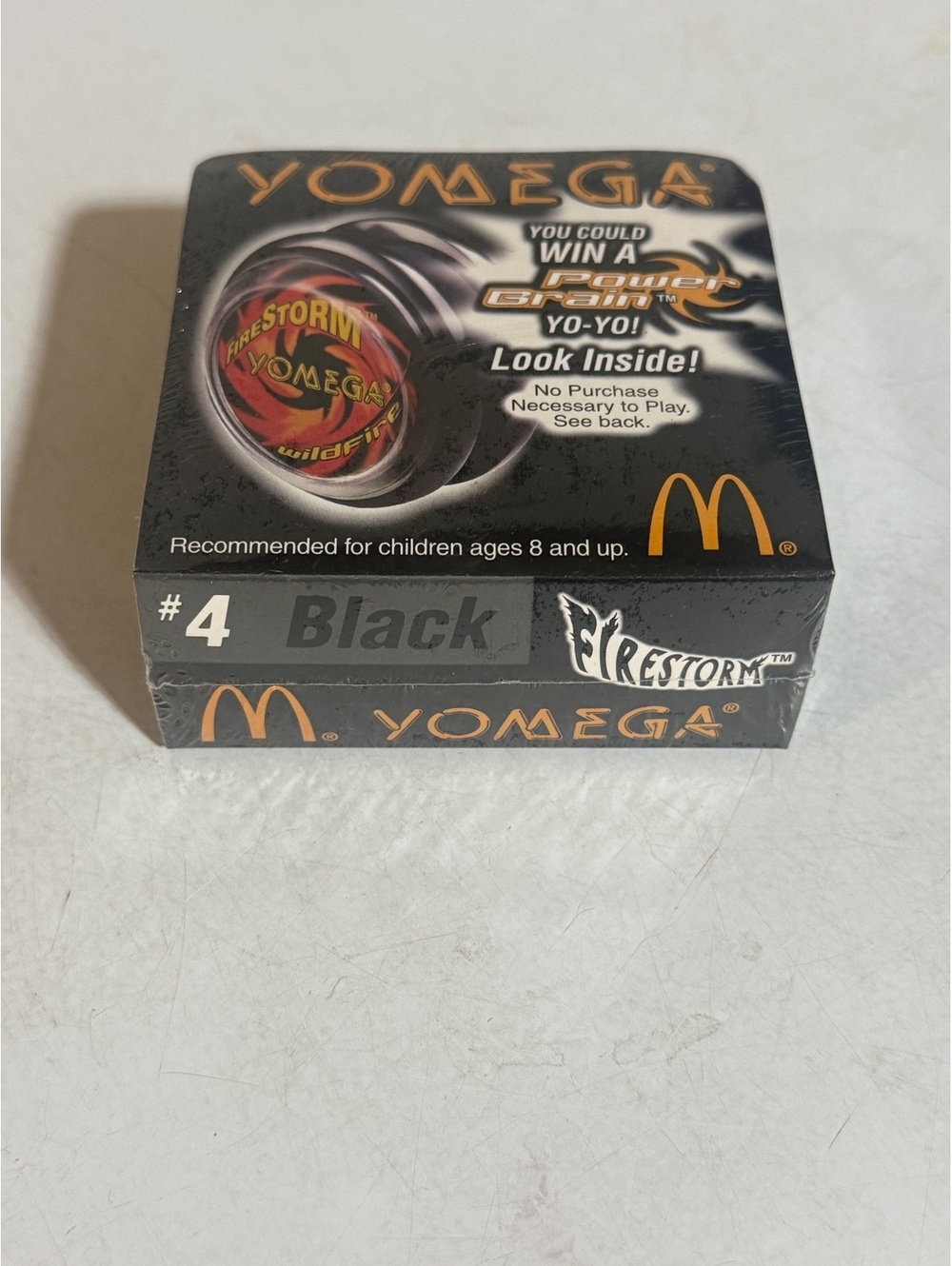 2000 McDonald's Vintage Yomega #4 Black Firestorm Wildfire